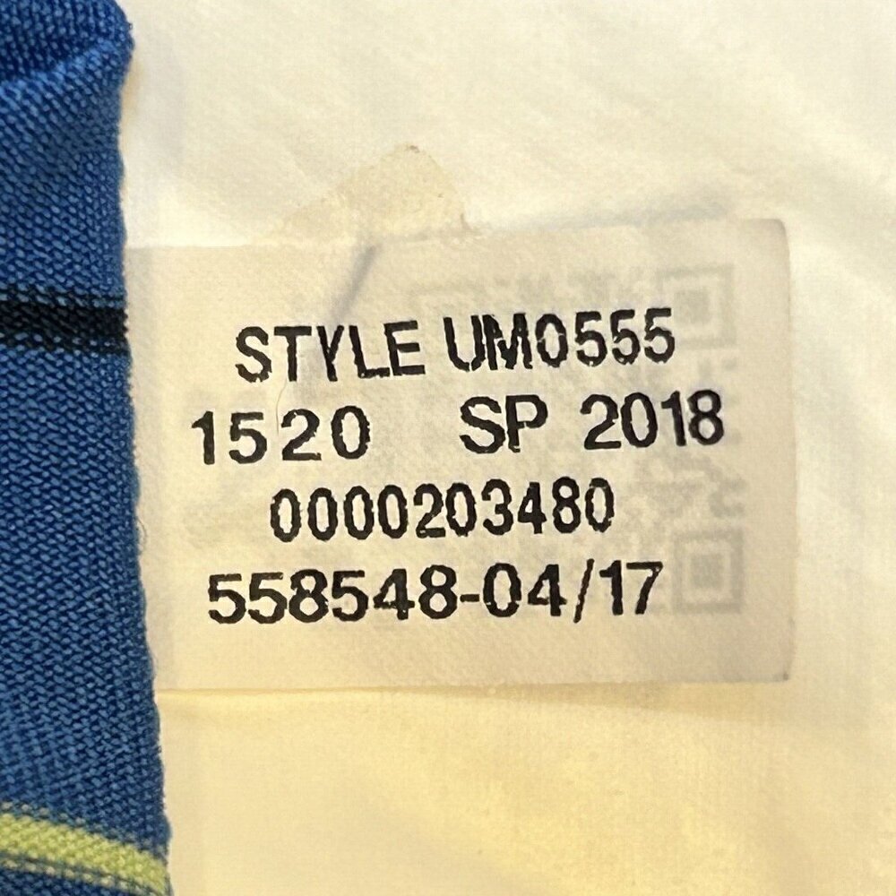 Under Armour Shirt Mens XL Performance Stripe Golf Polo Hayden Lake ID Heat Gear - Picture 10 of 15